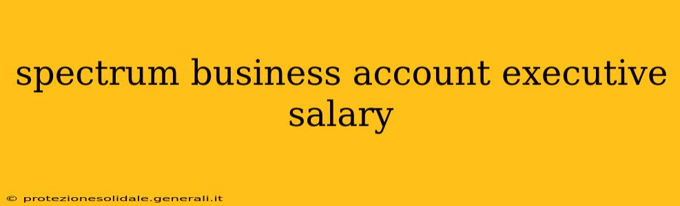 spectrum business account executive salary