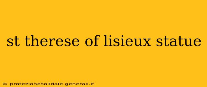 st therese of lisieux statue
