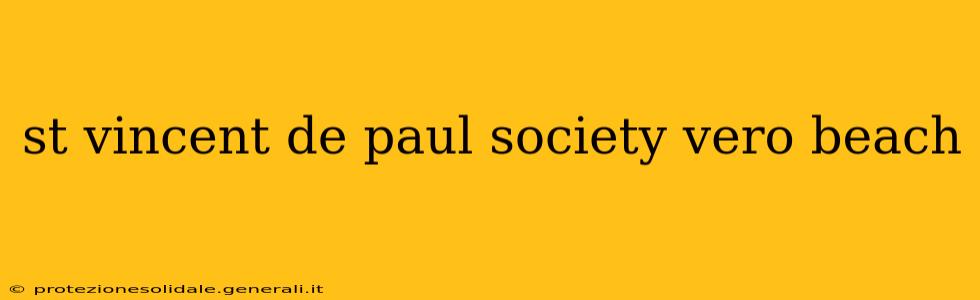 st vincent de paul society vero beach