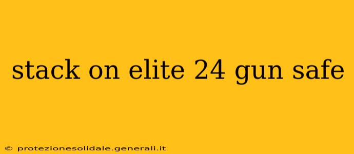 stack on elite 24 gun safe