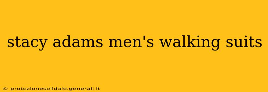 stacy adams men's walking suits