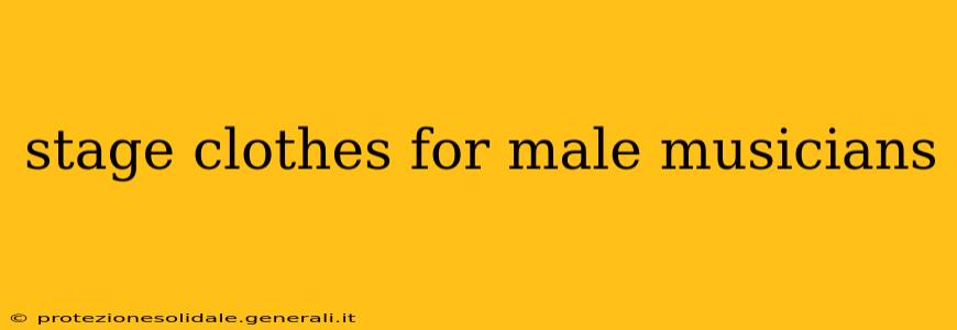 stage clothes for male musicians