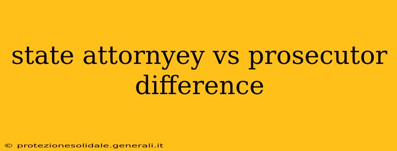 state attornyey vs prosecutor difference