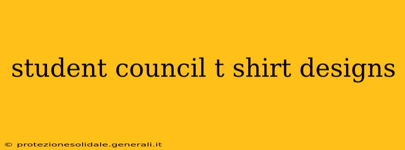 student council t shirt designs