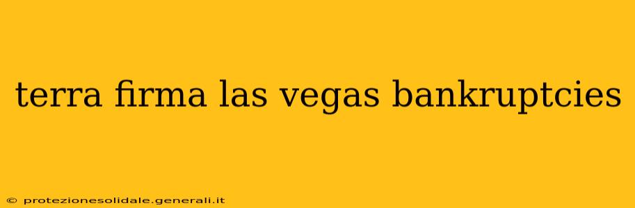 terra firma las vegas bankruptcies