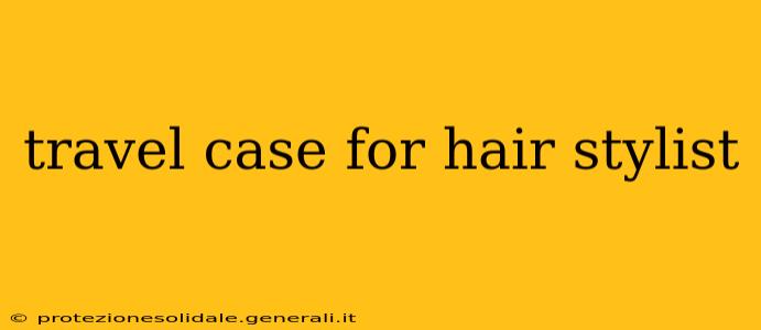 travel case for hair stylist