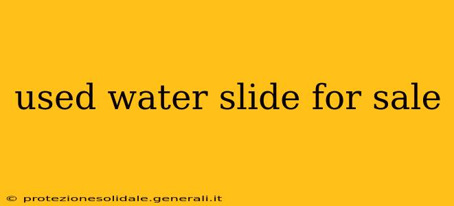 used water slide for sale