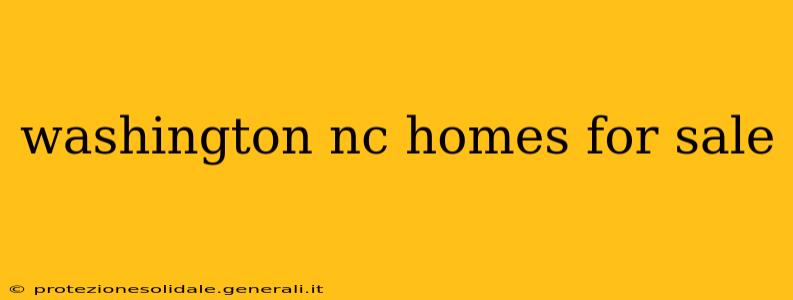 washington nc homes for sale