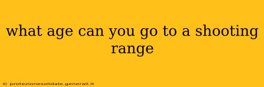 what age can you go to a shooting range