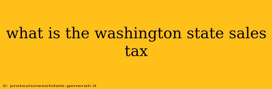 what is the washington state sales tax