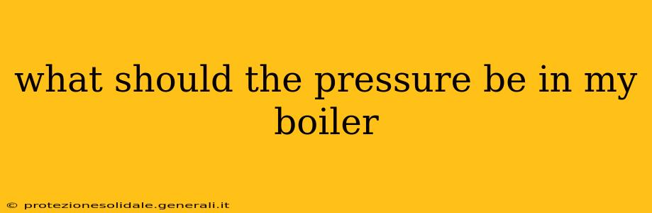 what should the pressure be in my boiler