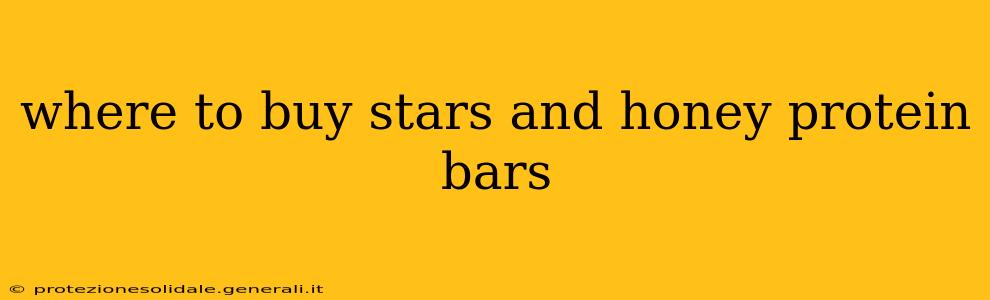 where to buy stars and honey protein bars