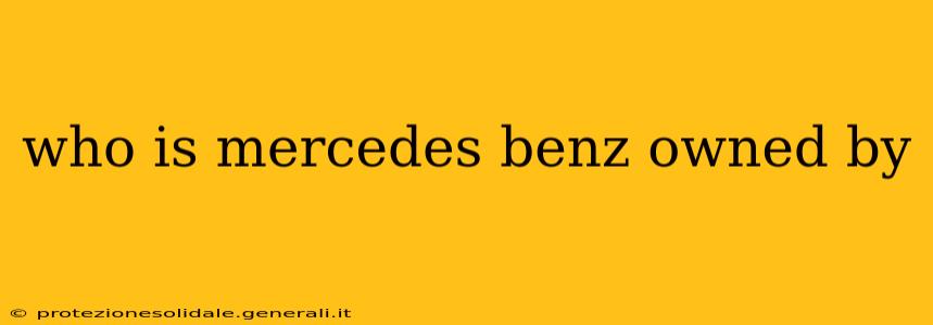 who is mercedes benz owned by