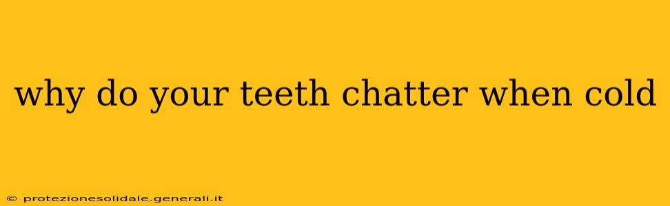 why do your teeth chatter when cold