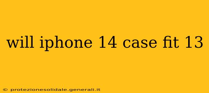 will iphone 14 case fit 13