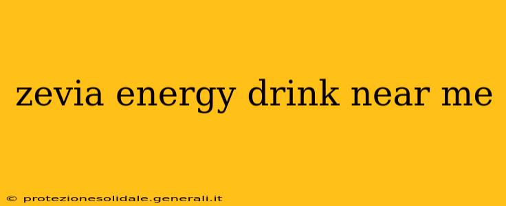 zevia energy drink near me